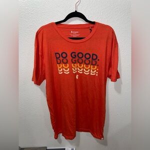 Cotopaxi Orange Short Sleeve Tee Do Good Design